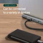 Baseus USB C Hub, 11-in-1, Dockingstation USB C Adapter mit 2 HDMI 4K, 3 USB 3.0, Ethernet, Typ C PD, VGA - Prime