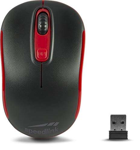 Speedlink CEPTICA Mouse Wireless - Kabellose Maus - 10m Reichweite - dpi-Schalter - schwarz-rot - für 3,99€ (Amazon Prime und MM/S Abholung)