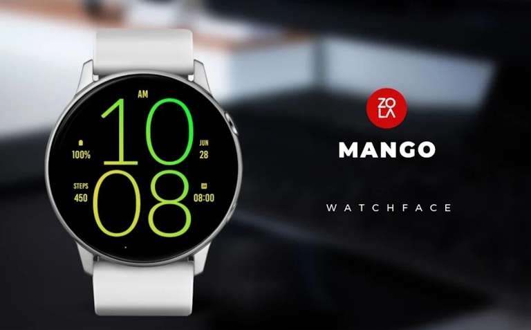 (Google Play Store) Mango Watch Face (WearOS Watchface, digital)