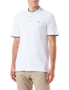 JACK & JONES Male Polo Shirt, 100% Baumwolle, weiß - S-XXL (Prime)