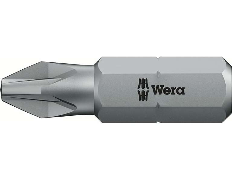 Wera Bit-Sortiment, 855/1 Z PZ 2 DIY, PZ 2 x 25 mm, 10 Bits pro Box 05072404001(Prime)