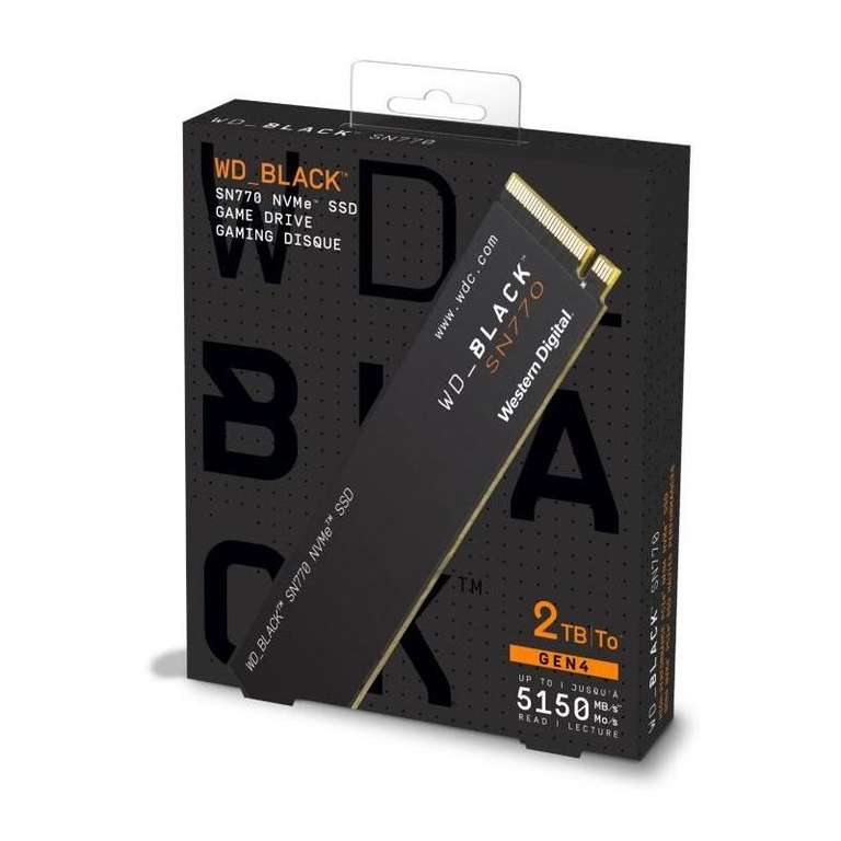 Western Digital WD Black SN770 2TB Alternate M.2 NVME SSD