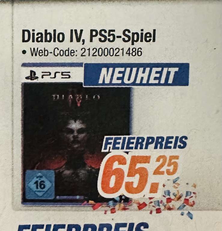[Lokal Expert Bremerhaven] Diablo IV PS 5 für 65€