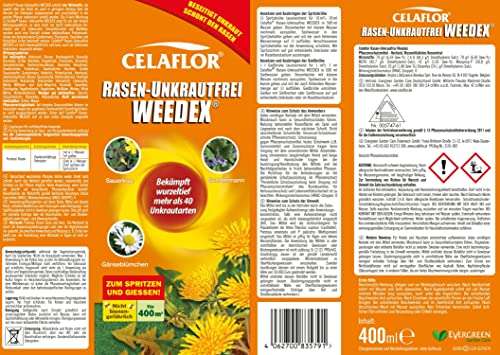 [PRIME] Unkrautvernichter Celaflor Rasen-Unkrautfrei Weedex 400 ml