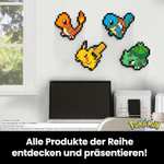 MEGA - Pokemon Schiggy (HTH77) und andere Starter (Glumanda, Bisasam, Pikachu) Pixel Art