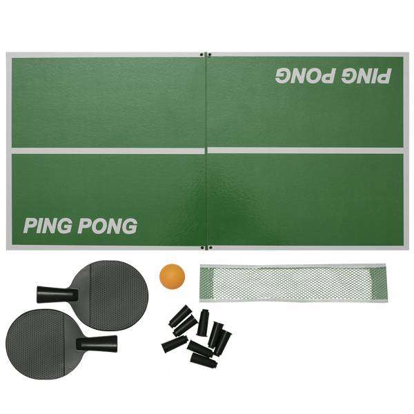 PING PONG Mini Tischtennisplatte mit Schlägern & Netz 5-tlg.