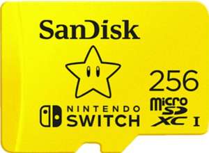 [Mediamarkt] SanDisk microSDXC Lizenz- Speicherkarte für Nintendo Switch 256 GB, gelb, (100 MB/s, mehr Platz für Spiele)