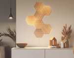 Nanoleaf Elements Wood Look Hexagons , StarterKit, 13-teilig