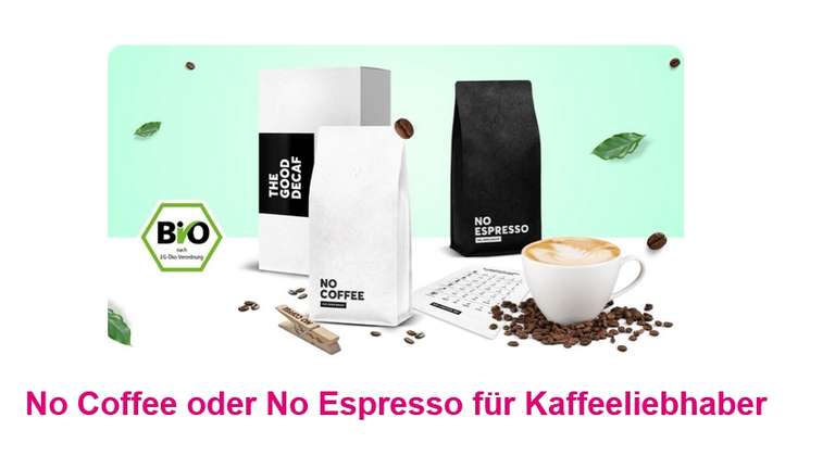 Telekom Magenta Moments: No Coffee oder No Espresso 250g für 0€+VSK
