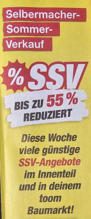 [Toom] Bis zu 55% im "Selbermacher-Sommer-Verkauf" teilweise online und im Markt z.B. Zelt "Volkswagen Bulli"