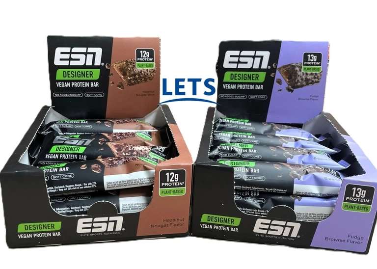 ESN Designer Bar Proteinriegel 12 x 55g für 14,80€ bei eBay | mydealz
