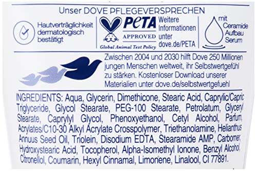 [PRIME/Sparabo] Dove Handcreme Intensiv mit PflegeDUO (intensive Feuchtigkeit und Tiefenpflege) speziell für sehr trockene Hände, 75ml