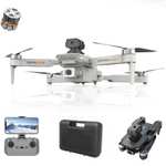 Einsteiger Kamera-Drohne XKJ E88S, Brushless, Hindernis-Vermeidung, Dual-Kamera, faltbar - € 22,29/25,06 mit 1/2 Akkus - RtF