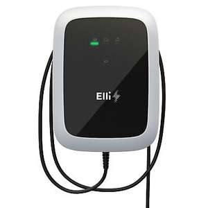 Elli Charger Pro Wallbox mit Kabel 7,5m, Typ2, App, WLAN, LTE, MID Stromzähler