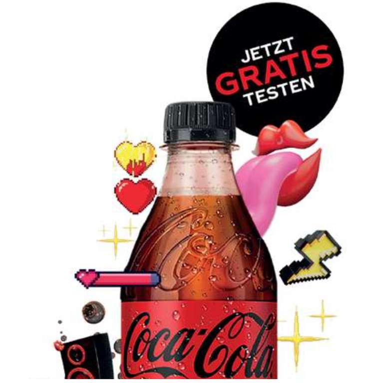 Coca-Cola App: Gratis 0,5l Coca-Cola Zero Coupon