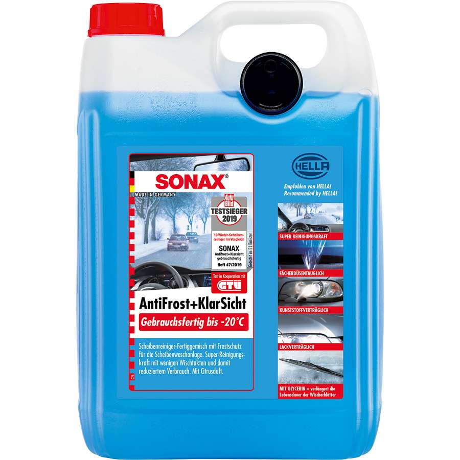3x SONAX Frostschutz gebrauchsfertig bis -20°C 5 l