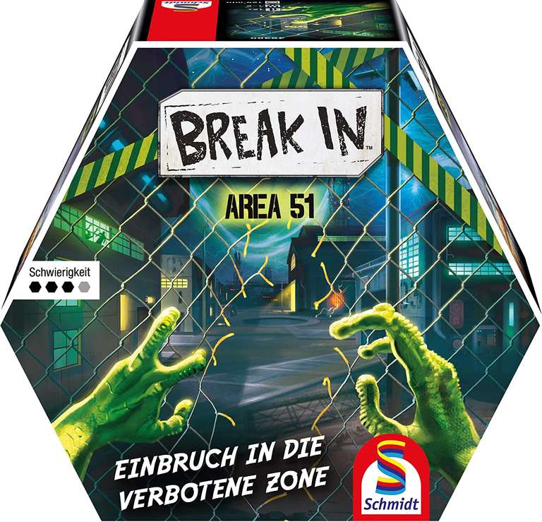 [Prime] Break In - Area 51 | Rätsel- / Escapespiel für 1 bis 6 Personen ab 12 Jahren | ca. 120 Minuten | Schwierigkeit: 3 von 4