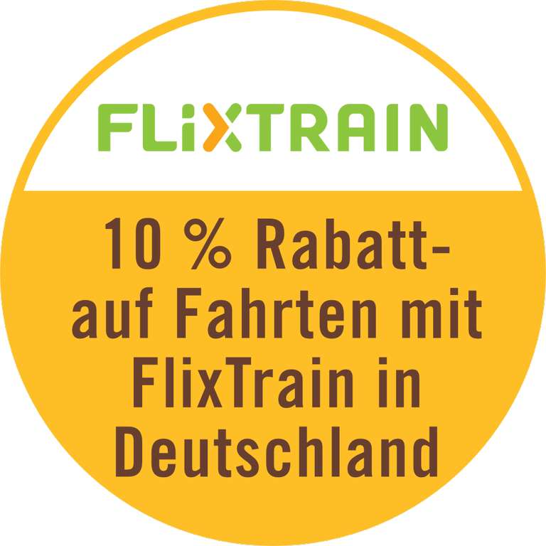 Flixtrain 10% Gutschein bei Kauf einer Corny Riegel Packung