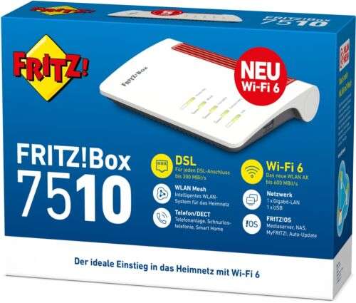 AVM Fritz!Box 7510 AX Differenzbesteuert eBay Neu+Ovp