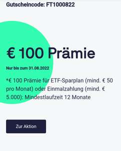 100€ Bonus beim Robo-Advisor Growney Sparplan 50€ oder Einmalanlage 5000€, Mindestlaufzeit 12 Monate