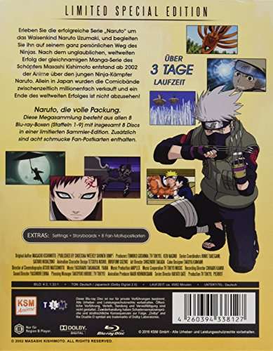 Naruto - Special Limited Gesamtedition (8 Disc Set) (Blu-ray) [Amazon Prime Day]
