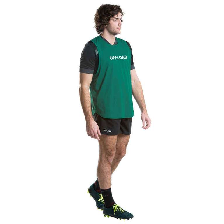 (Decathlon) (Rugby)-Leibchen R100 dunkelgrün (Gr. 2XL/3XL) für 0,99€