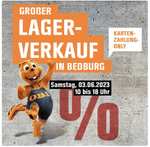 Großer OBI Lagerverkauf am 3. Juni u.a. Rösle Gasgrill Videro G3-S / G4-S Vario+ [Lokal Bedburg (NRW)]