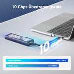 [Prime] Ugreen 15511 SSD-Gehäuse (für M.2 PCIe NVMe, bis ~1000MB/s, Aluminium-Gehäuse, inkl. USB-C-Kabel)