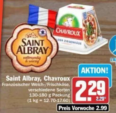 [HIT] Chavroux französischer Frischkäse 180 g Glas für 1,29 € (Angebot + Coupon)