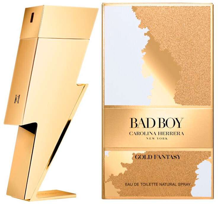 Carolina Herrera Bad Boy Gold Fantasy Limited Edition Eau de Toilette 100 ml / Paco Rabanne Invictus Eau de Toilette 200ml