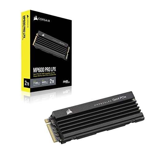 (Amazon / Alternate) Corsair MP600 PRO LPX 1TB M.2 NVMe PCIe x4 Gen4 SSD