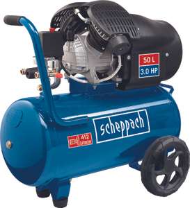 Scheppach Kompressor GK520DC Zweizylinder/ 50l / Abgabeleistung: 274 l/min