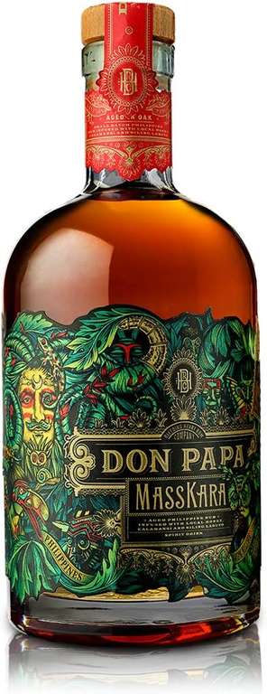 2 x Don Papa Masskara Rum (je 0,7 l, 40%, 25,49€ je Flasche)