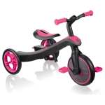 [babyprofi] Globber - Explorer Trike 4-in-1 – Dreirad & Laufrad (für Kleinkinder ab 10 m + bis 5 Jahren, rosa)