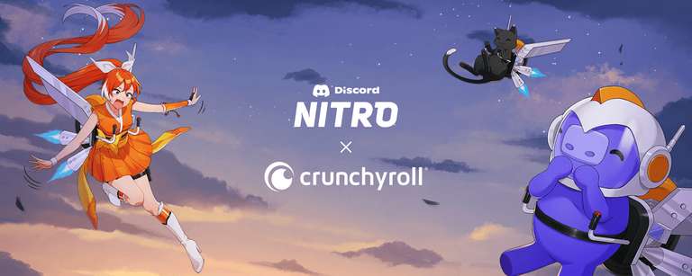 Gratis Discord Nitro für Crunchyroll Abonnenten