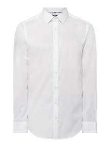 Jakes Regular Fit Business-Hemd aus Popeline - Weiß