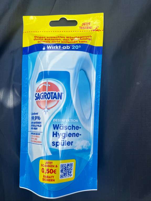 [Freebie] (lokal Erlangen) Sagrotan Desinfektion Wäschehygienespüler Probe