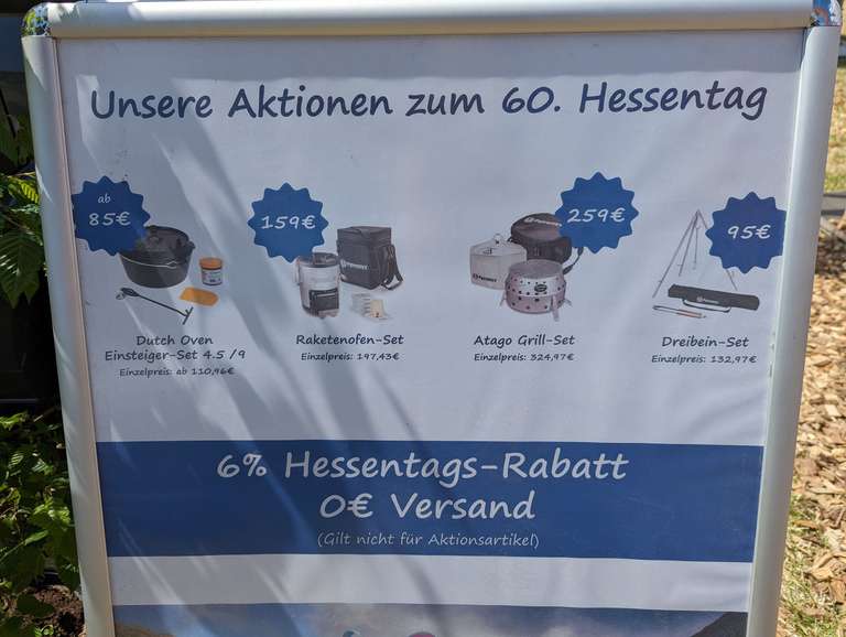 6% Rabatt auf Petromax, Brandrup und VW Merch+ Bundle-Angebote (online + lokal Pfungstadt)