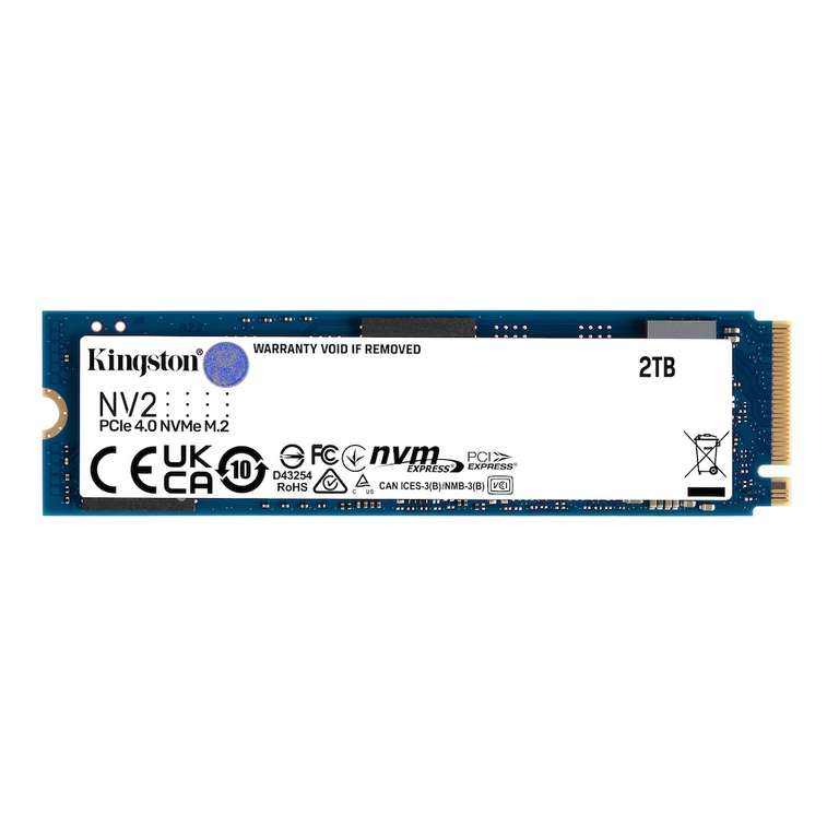 [cyberport - Abholung] 2TB Kingston NV2 NVMe PCIe 4.0 M.2 SSD (R3500/W2800)