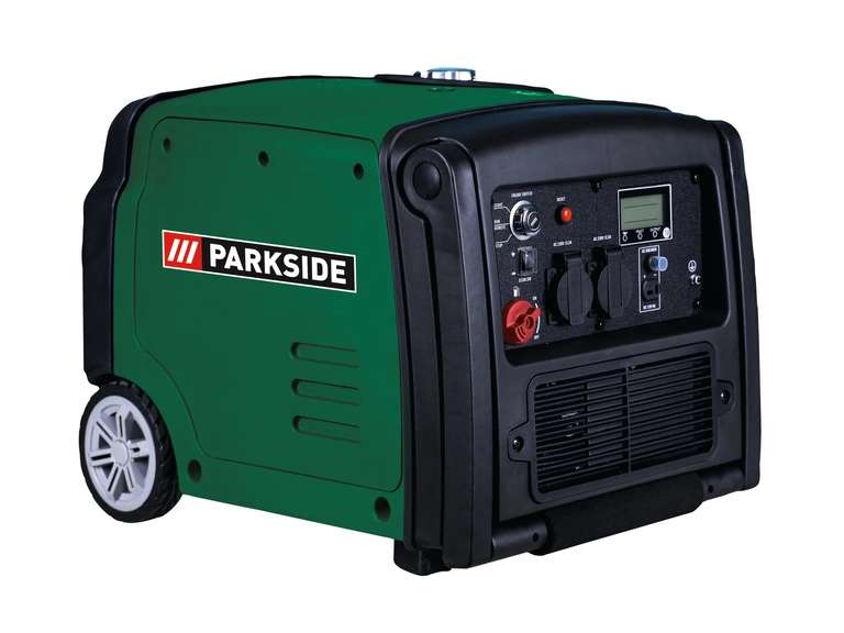 PARKSIDE Inverter Stromerzeuger »PISE 3400 A1«, 3400 W, 5 PS, mit Fernbedienung für 331,55€ [Lidl+ App Onlineshop]