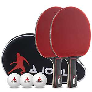 JOOLA Tischtennis Set Duo Pro | 2 Tischtennisschläger + 3 Tischtennisbälle + Hülle, 6-teilig [Amazon Prime / Kaufland zzgl. Versand]