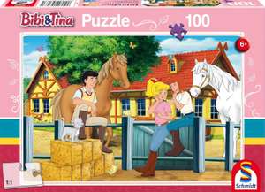Puzzle von Schmidt Spiele reduziert, z.B. Bibi und Tina, Auf dem Martinshof, 100 Teile, 56187, Kinderpuzzle, ab 6 Jahren [Prime]