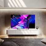 Hisense 55U7KQ 139 cm (55 Zoll) Fernseher 4K Mini LED HDR Smart TV, Quantum Dot, 120Hz