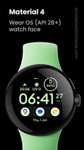 Material 4: Wear OS watch face (WearOS Watchface)(Google Play Store)