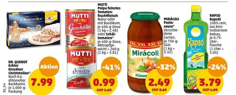 [Penny*] Mutti Polpa italienische Tomaten für 0,99€ | 19.10.-21.10. *regionale Abweichungen