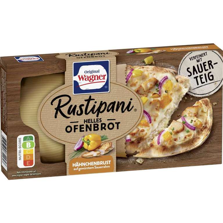 [HIT] 3x Wagner Rustipani oder Kerniges Ofenbrot für 1,36 € pro Stück (Angebot + Coupon)