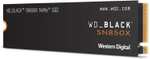 Western Digital WD_BLACK SN850X NVMe SSD 1TB + 20€ Steam (M.2 2280, PCIe 4.0 x4, 7300/6300 MB/s, 3D-NAND TLC, DRAM, 600TBW, PS5-geeignet)
