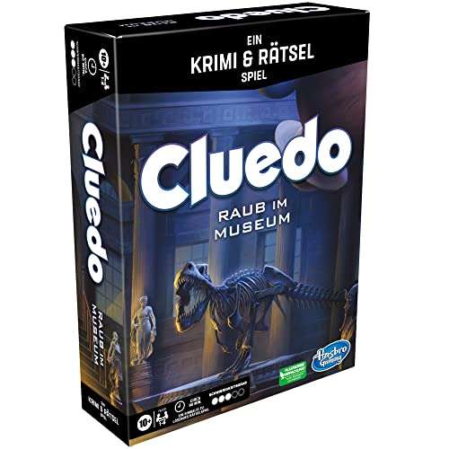 Cluedo Raub im Museum / Bestpreis / kooperatives Krimi- und Rätselspiel / Gesellschaftsspiel / Escape Room / Hasbro / bgg 7.3 [prime]