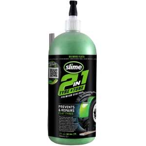 (Amazon) Slime 2-in-1-Dichtmittel für Reifen- und Schlauchpannen; Fahrrad, E-Scooter, Scooter etc.