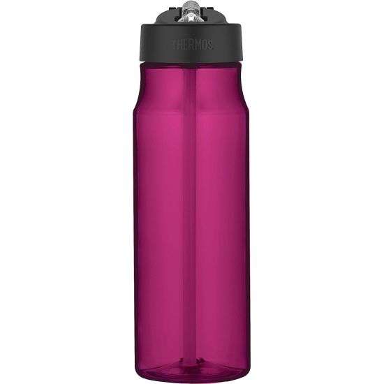 2für1 Angebot: Thermos Trink-/Sportflasche mit Flip-Up Trinkhalm (aus Tritan / BPA-Frei, spülmaschinengeeignet) - 770ml oder 530ml